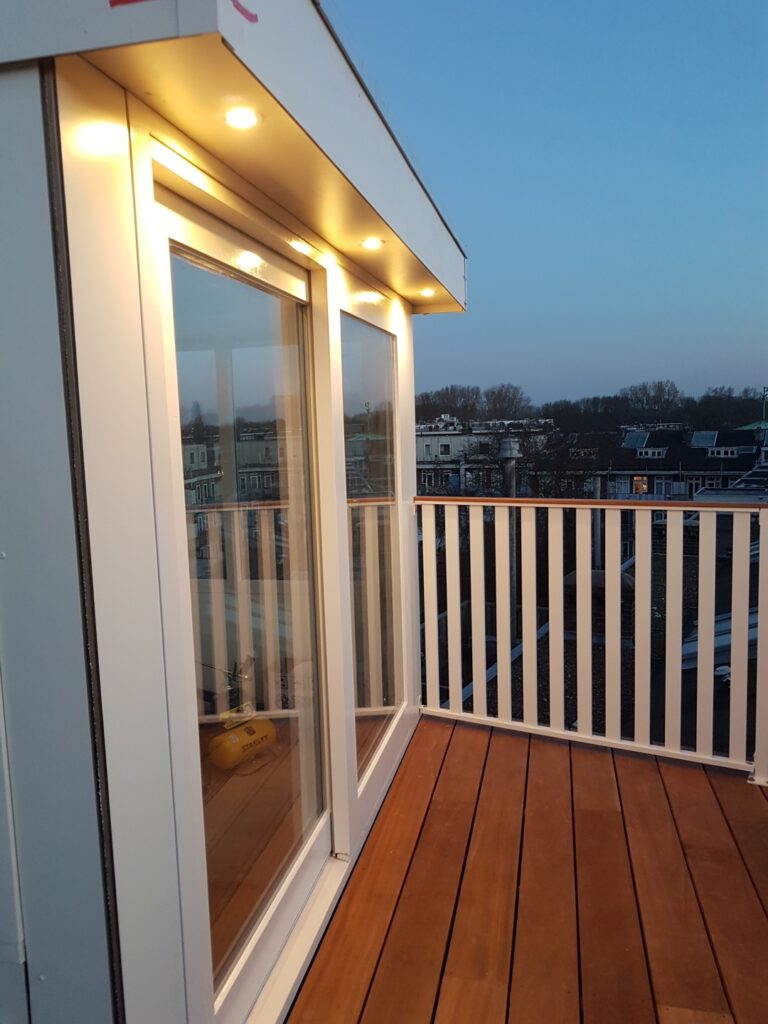 Dakterras inrichten CT hekwerk