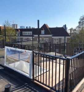 Dakterras oplevering CT Hekwerk